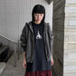 COTTON JERSEY VOLUME HOODIE