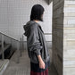 COTTON JERSEY VOLUME HOODIE