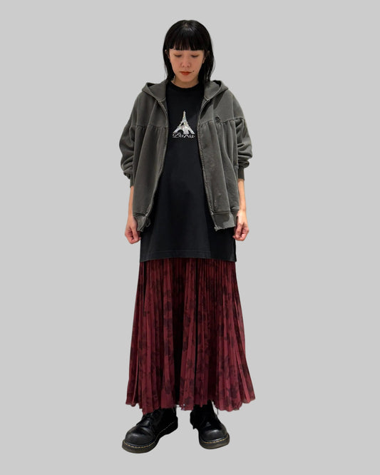 COTTON JERSEY VOLUME HOODIE