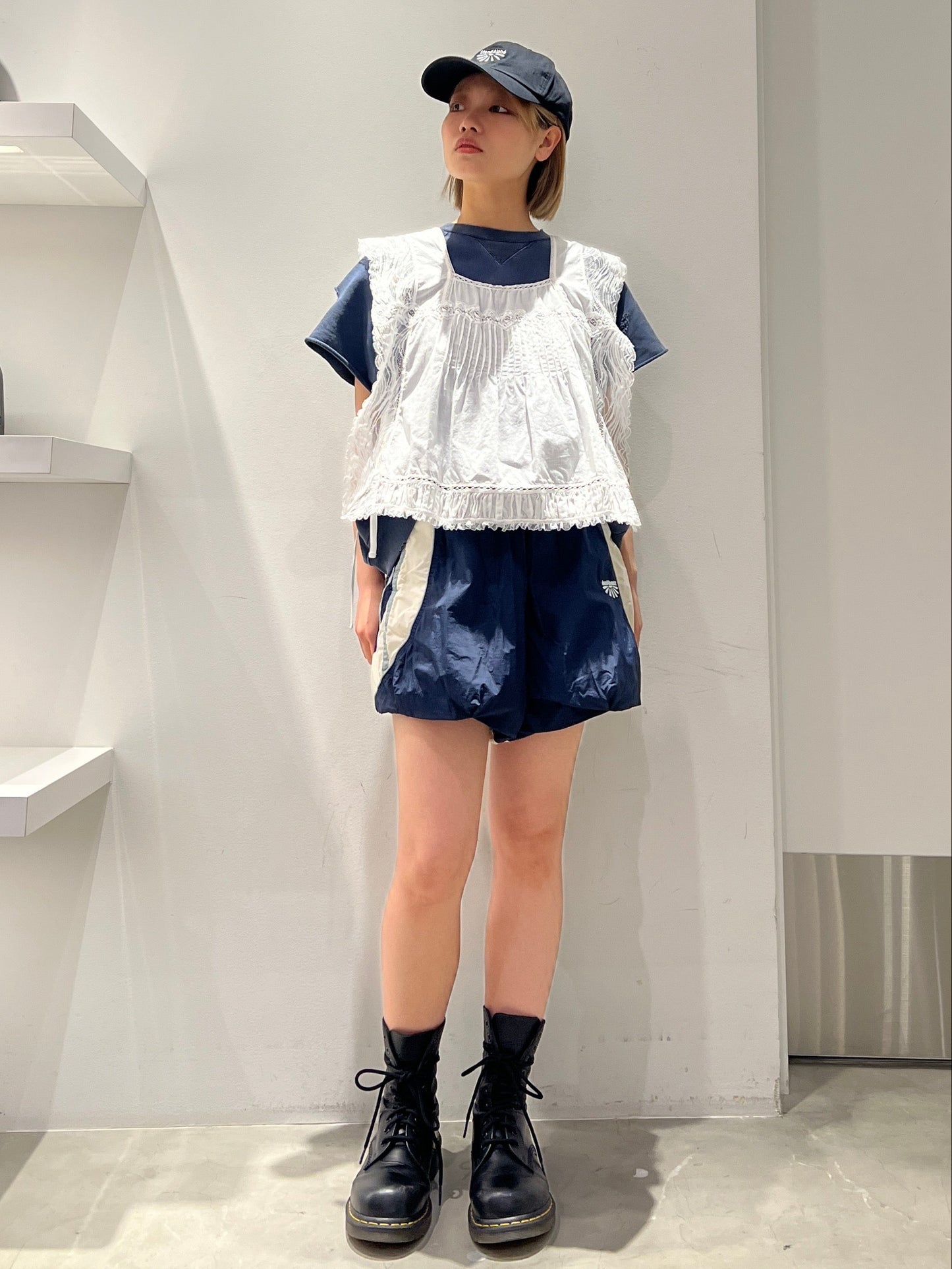 LACE TRIM COTTON TOP