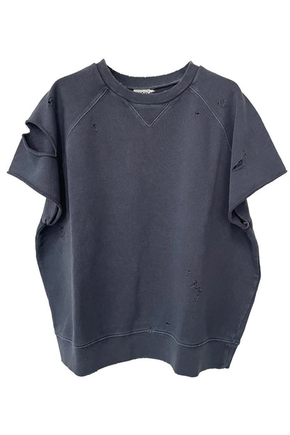 SWEAT SLEEVELESS TOP