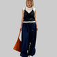 LACE LAYERED JERSEY TOP