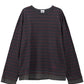 LAYERED HEM STRIPE LONG SLEEVE