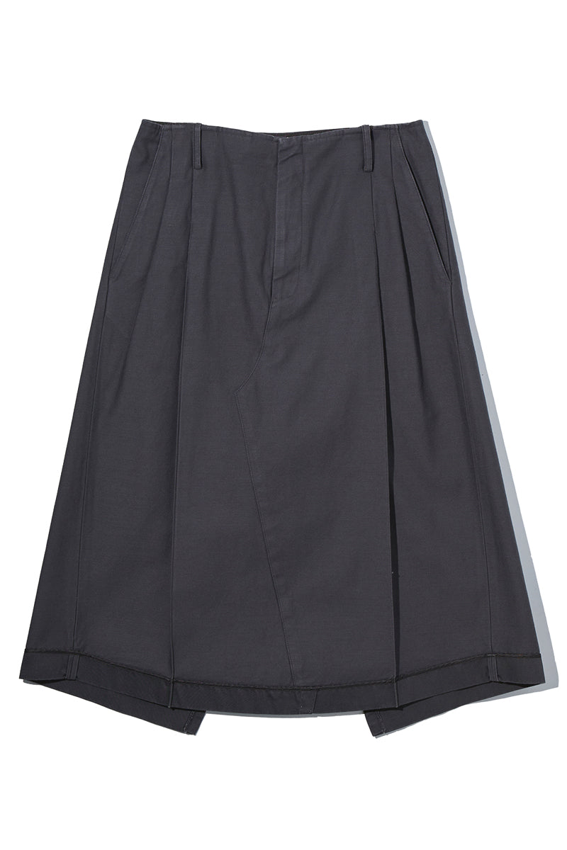 PLEATED COTTON SKIRT