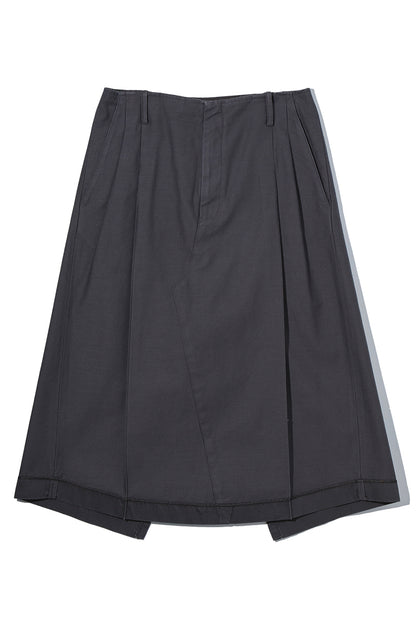 PLEATED COTTON SKIRT