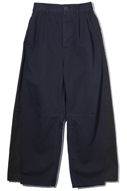 MIXED PANEL COTTON PANTS