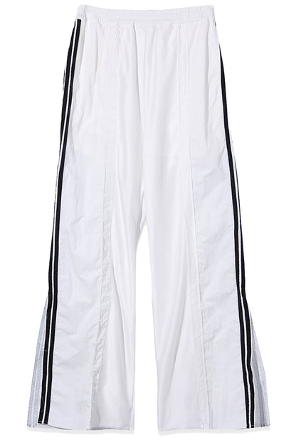 MIXED PANEL SLIT TRACK PANTS