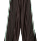 MIXED PANEL SLIT TRACK PANTS