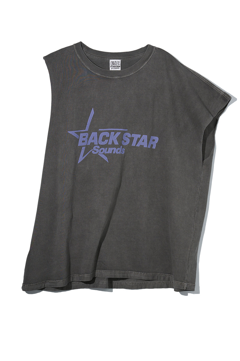 ”BACK STAR SOUNDS” LAYERED T-SHIRT DRESS