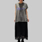 ”BACK STAR SOUNDS” LAYERED T-SHIRT DRESS
