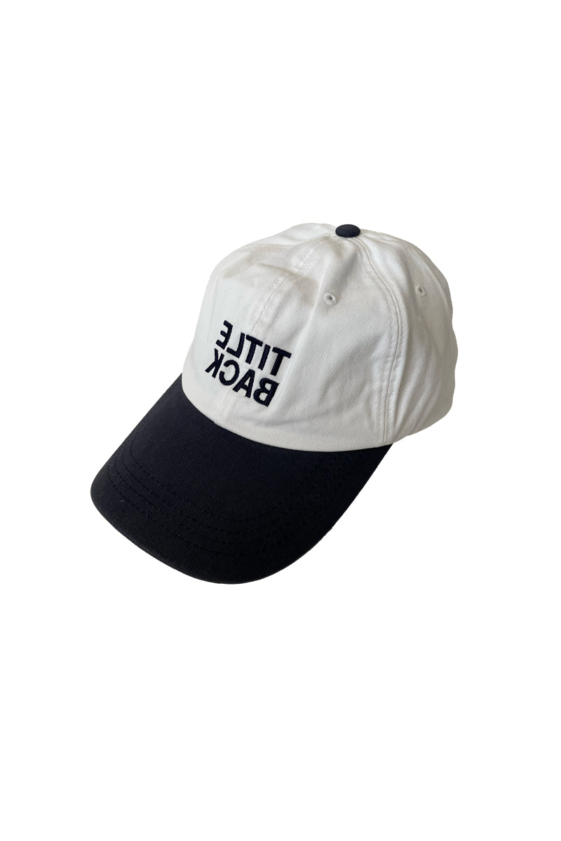 ”TITLE BACK” BALL CAP