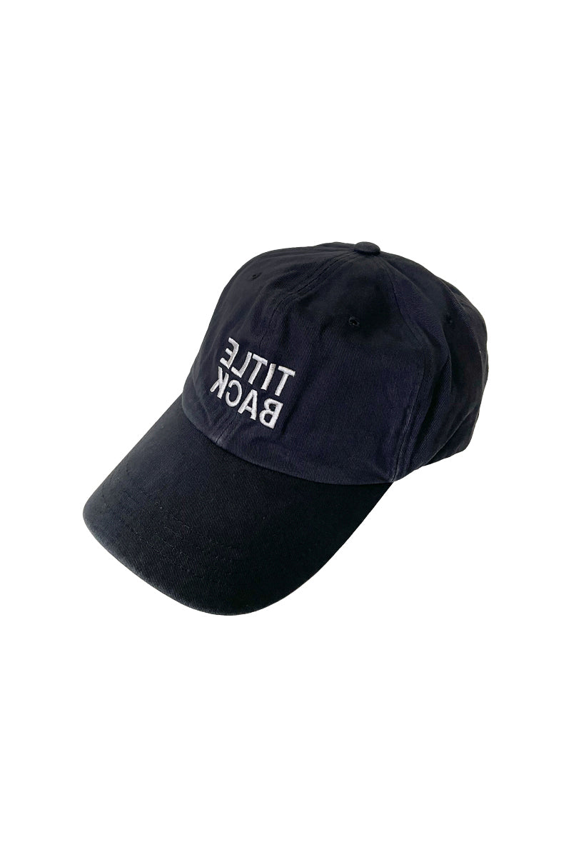 ”TITLE BACK” BALL CAP