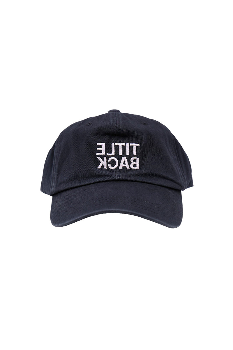 ”TITLE BACK” BALL CAP