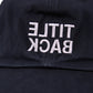 ”TITLE BACK” BALL CAP