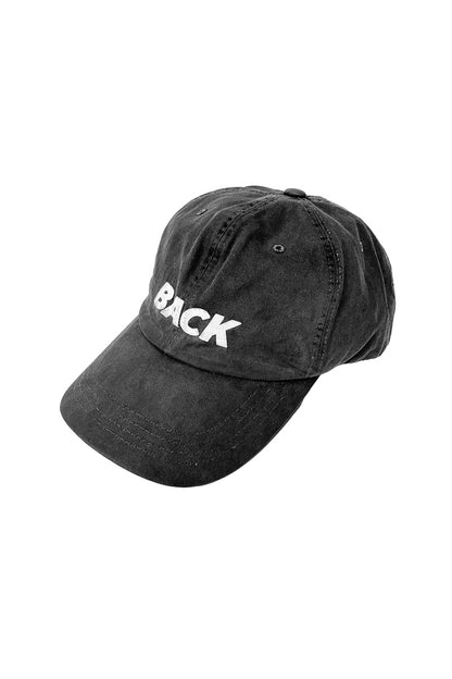”BACK” BALL CAP