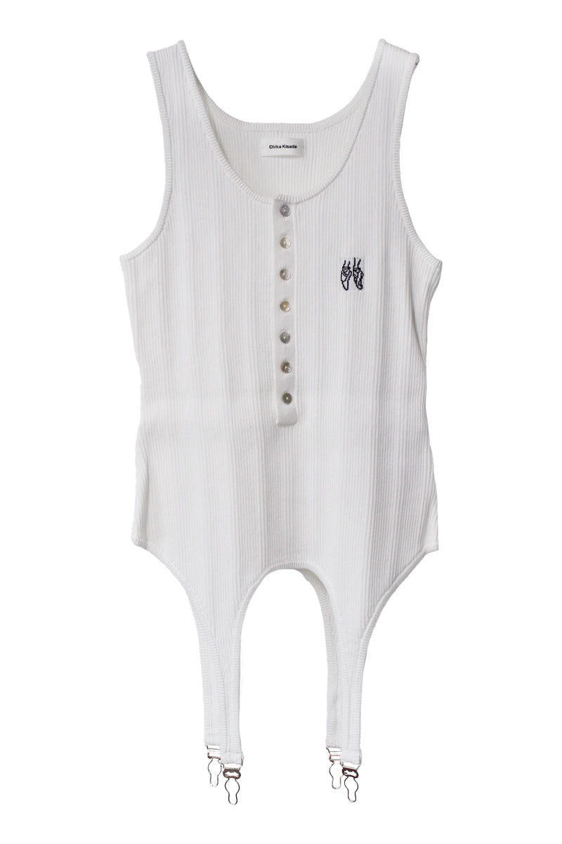 【未使用】Chika Kisada TANK TOP Chika Kisada（チカ キサダ）｜[正規取扱店] ｜ ニットタンクトップ