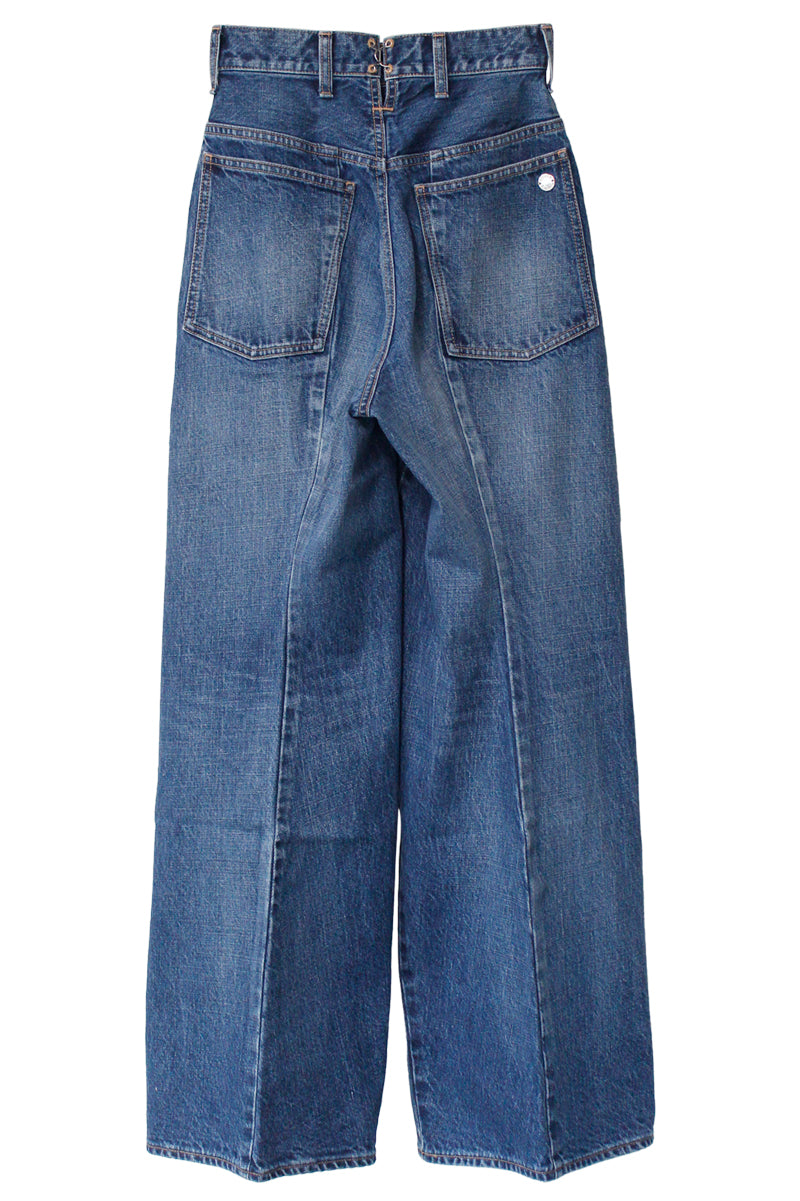 ワイドデニムパンツ
