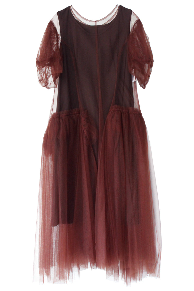 チュールワンピース