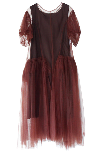 チュールワンピース