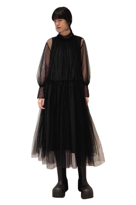 チュールワンピース