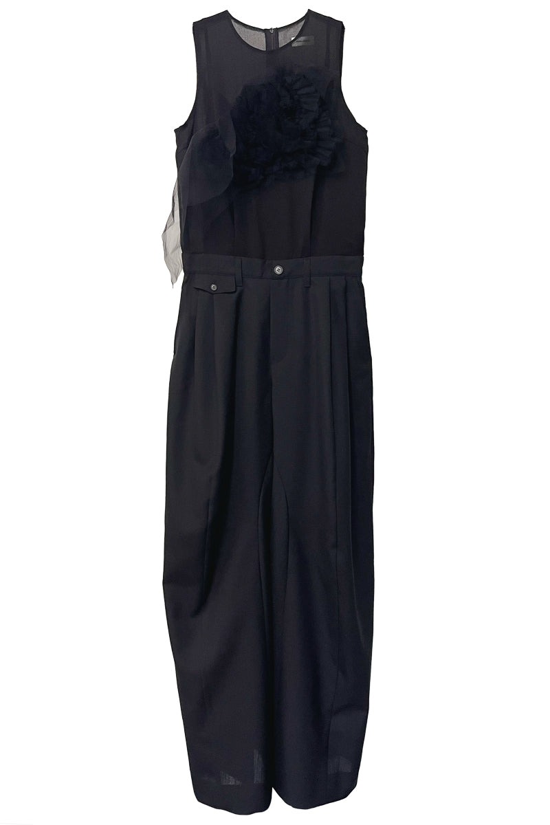 ノースリーブオールインワン