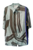 COLLAGE PRINTED BACK OPEN TOPS