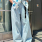 BELTED BAGGY DENIM（UNISEX）