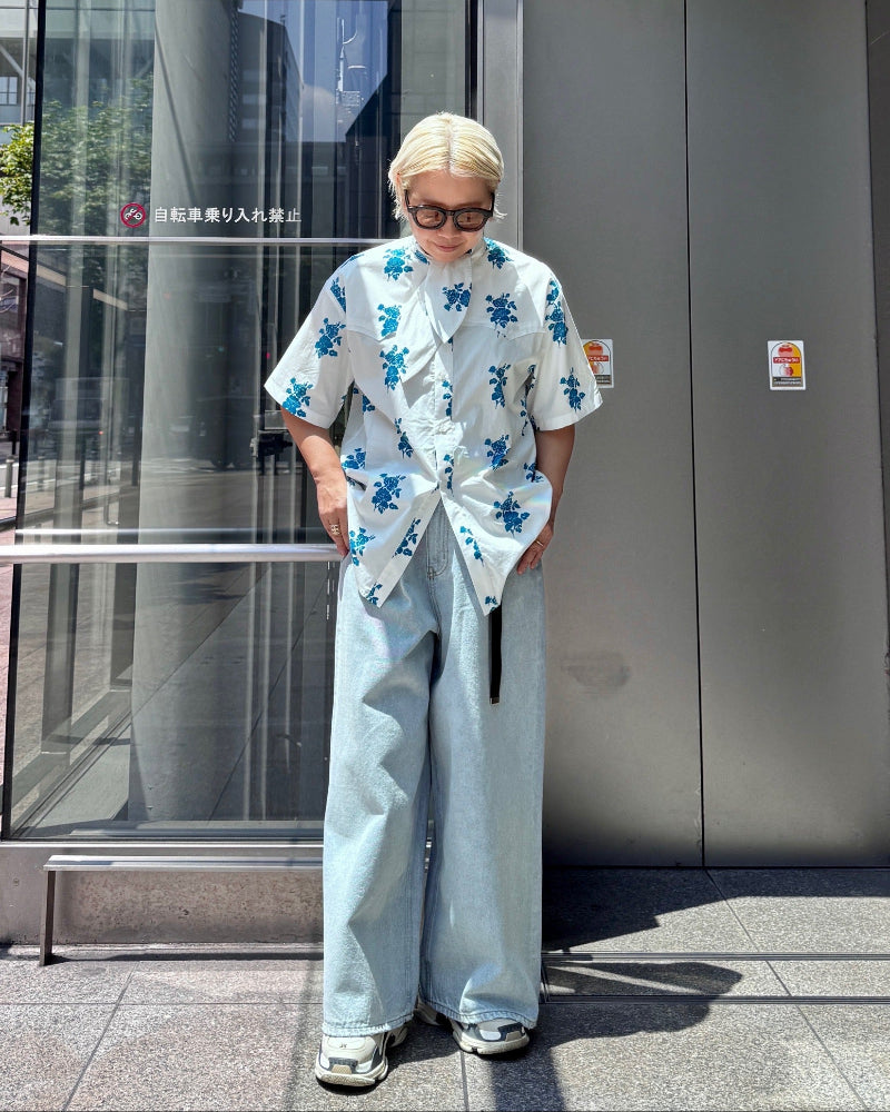 BELTED BAGGY DENIM（UNISEX）