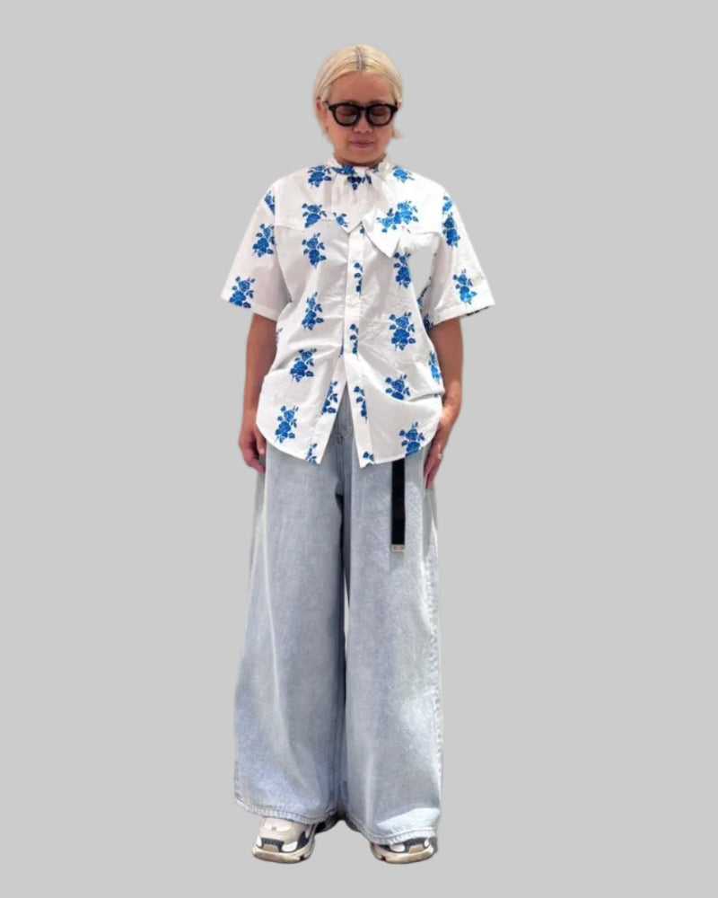 BELTED BAGGY DENIM（UNISEX）