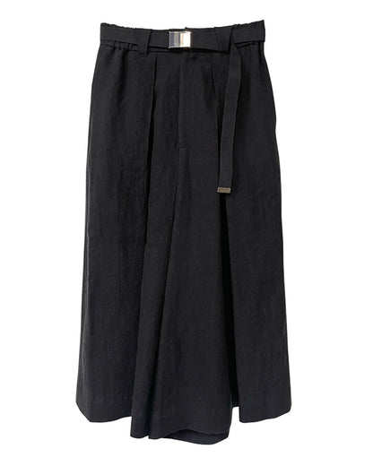 BELTED SUPER WIDE PANTS