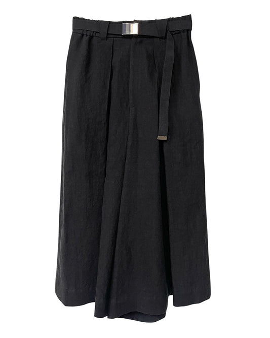 BELTED SUPER WIDE PANTS