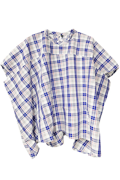 wide sleeveless crew neck  shirt