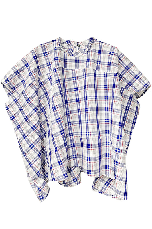 wide sleeveless crew neck shirt