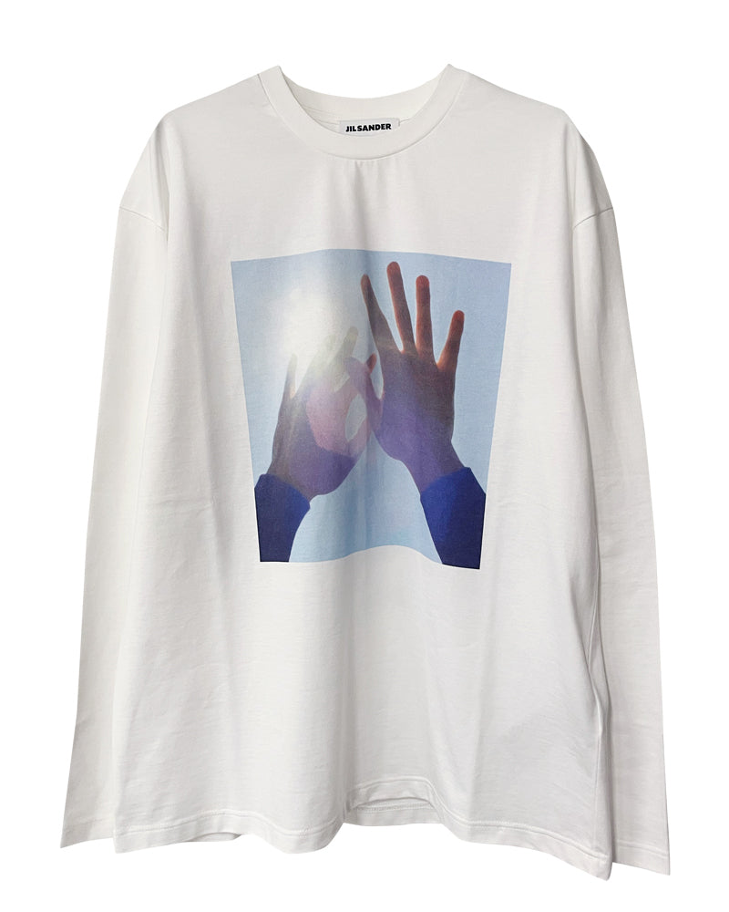 フォトプリントロングスリーブTシャツ
