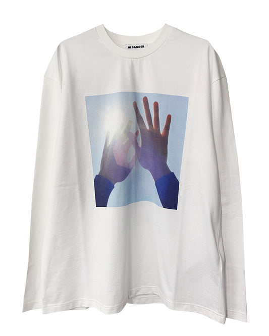 フォトプリントロングスリーブTシャツ