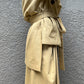 ORIGAMI TRENCH JACKET COTTON CASHMERE