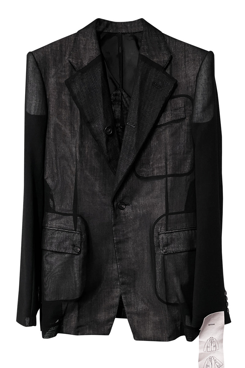 TRAVEL JACKET CV WOOL FISHING NET（UNISEX）