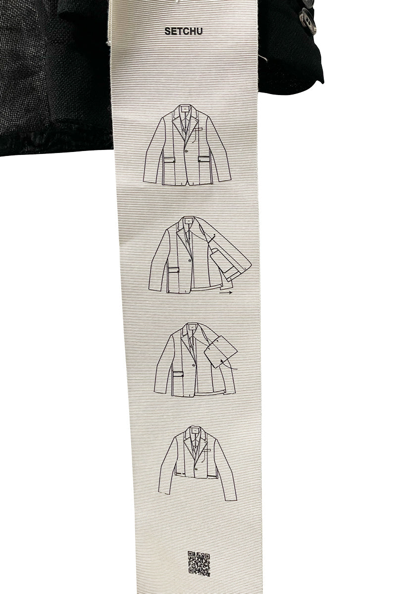 TRAVEL JACKET CV WOOL FISHING NET（UNISEX）