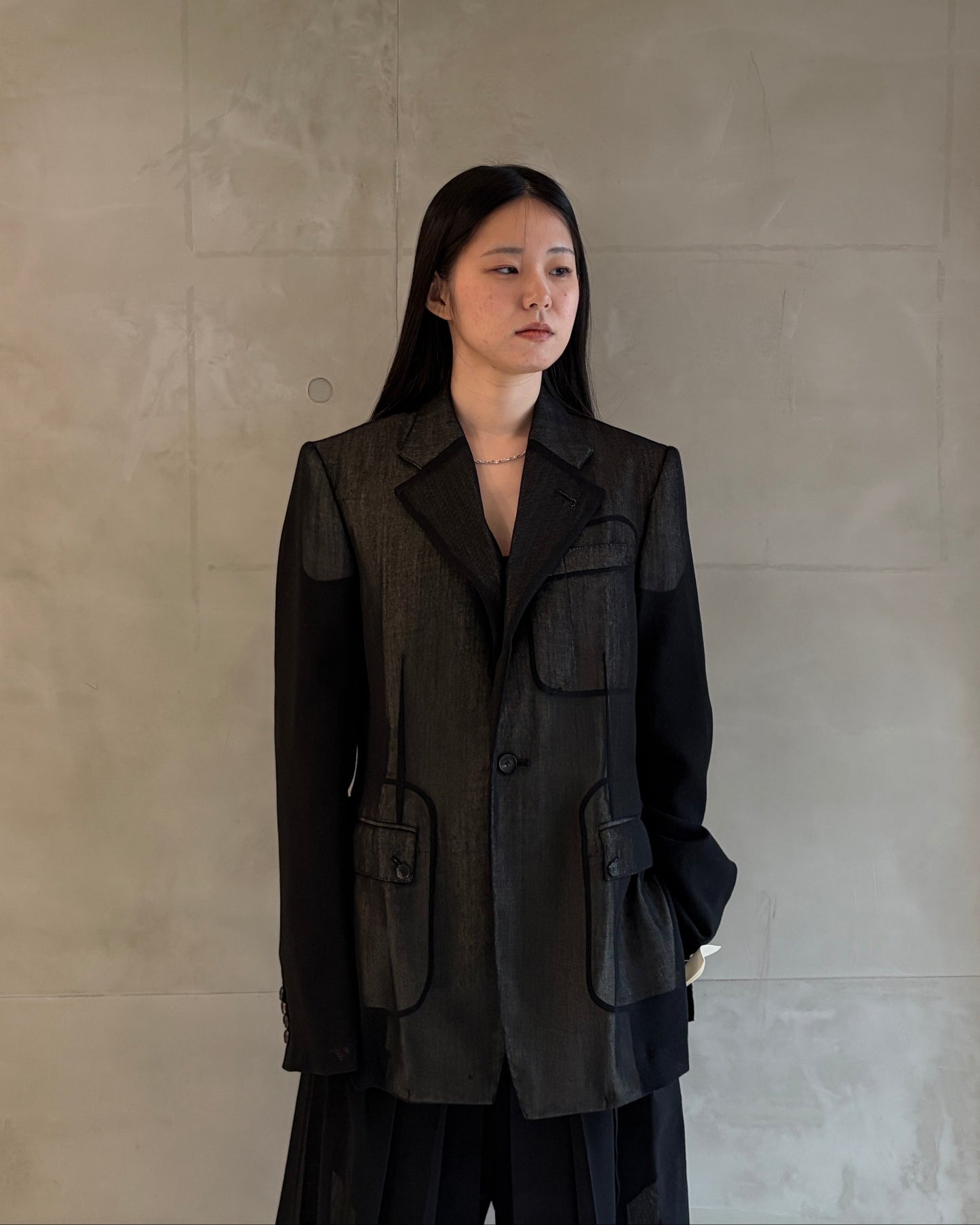 TRAVEL JACKET CV WOOL FISHING NET（UNISEX）