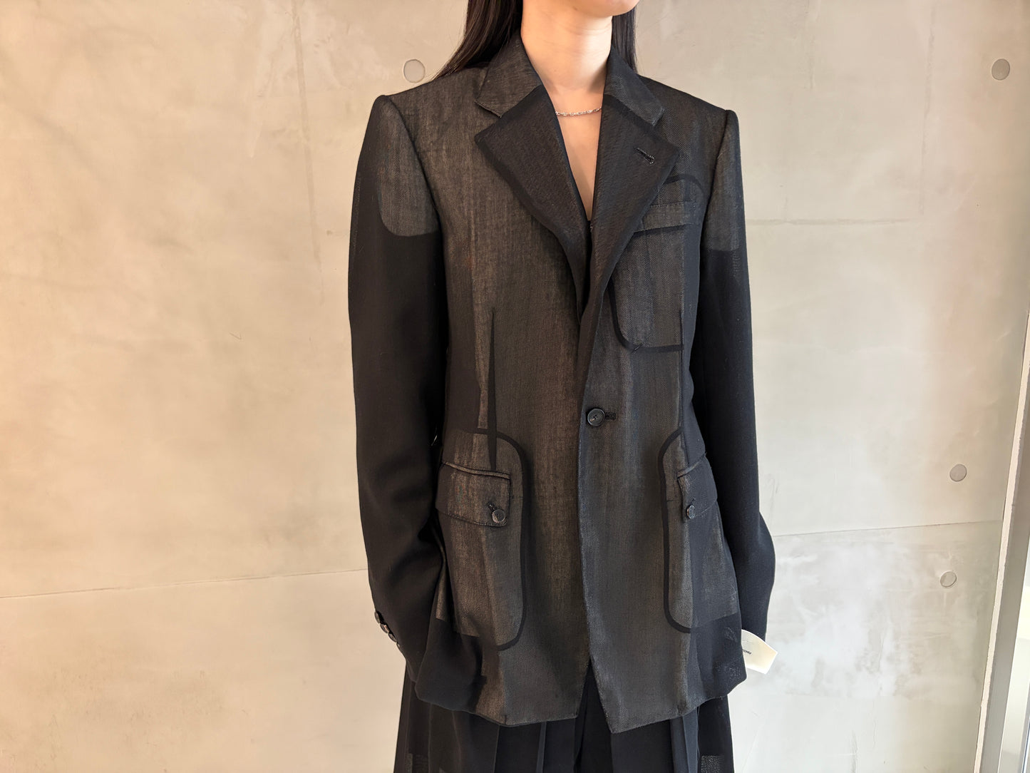 TRAVEL JACKET CV WOOL FISHING NET（UNISEX）