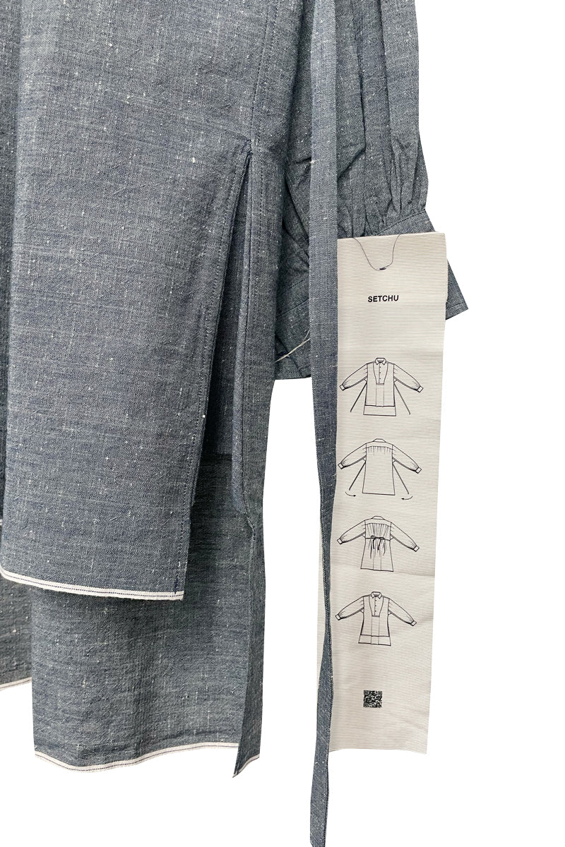 WESTERN KIMONO SHIRTS PAPER CHAMBRAY（UNISEX）