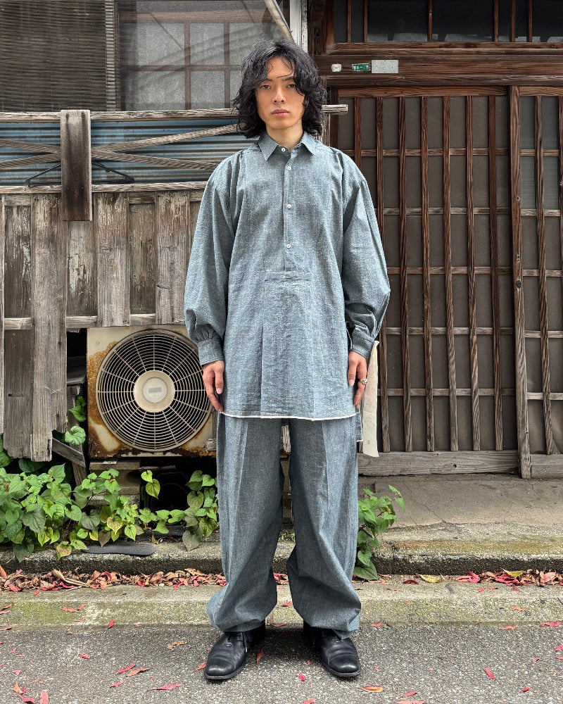 WESTERN KIMONO SHIRTS PAPER CHAMBRAY（UNISEX）