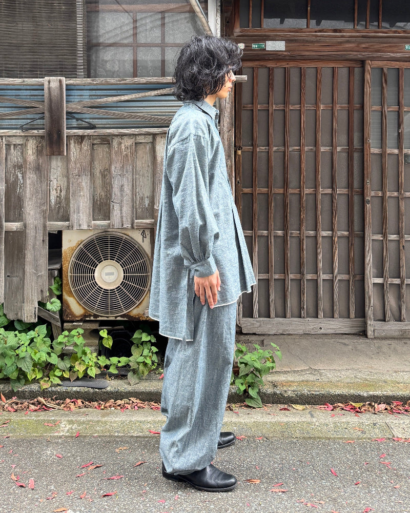 WESTERN KIMONO SHIRTS PAPER CHAMBRAY（UNISEX）