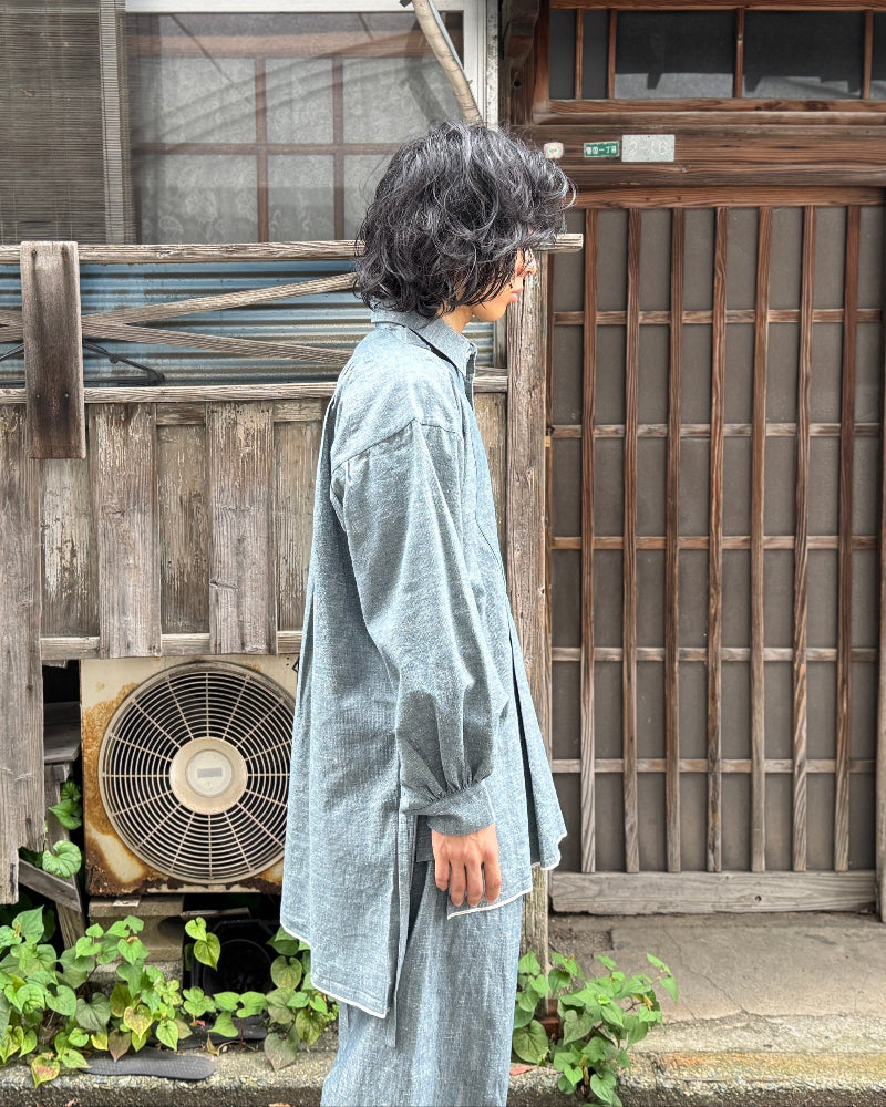 WESTERN KIMONO SHIRTS PAPER CHAMBRAY（UNISEX）