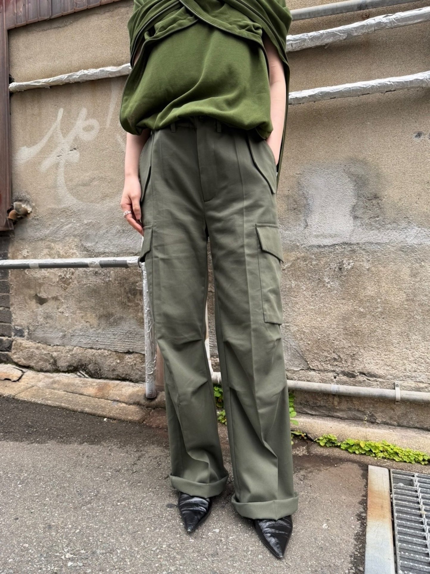 SAFARI PANTS COTTON CASHMERE（UNISEX）
