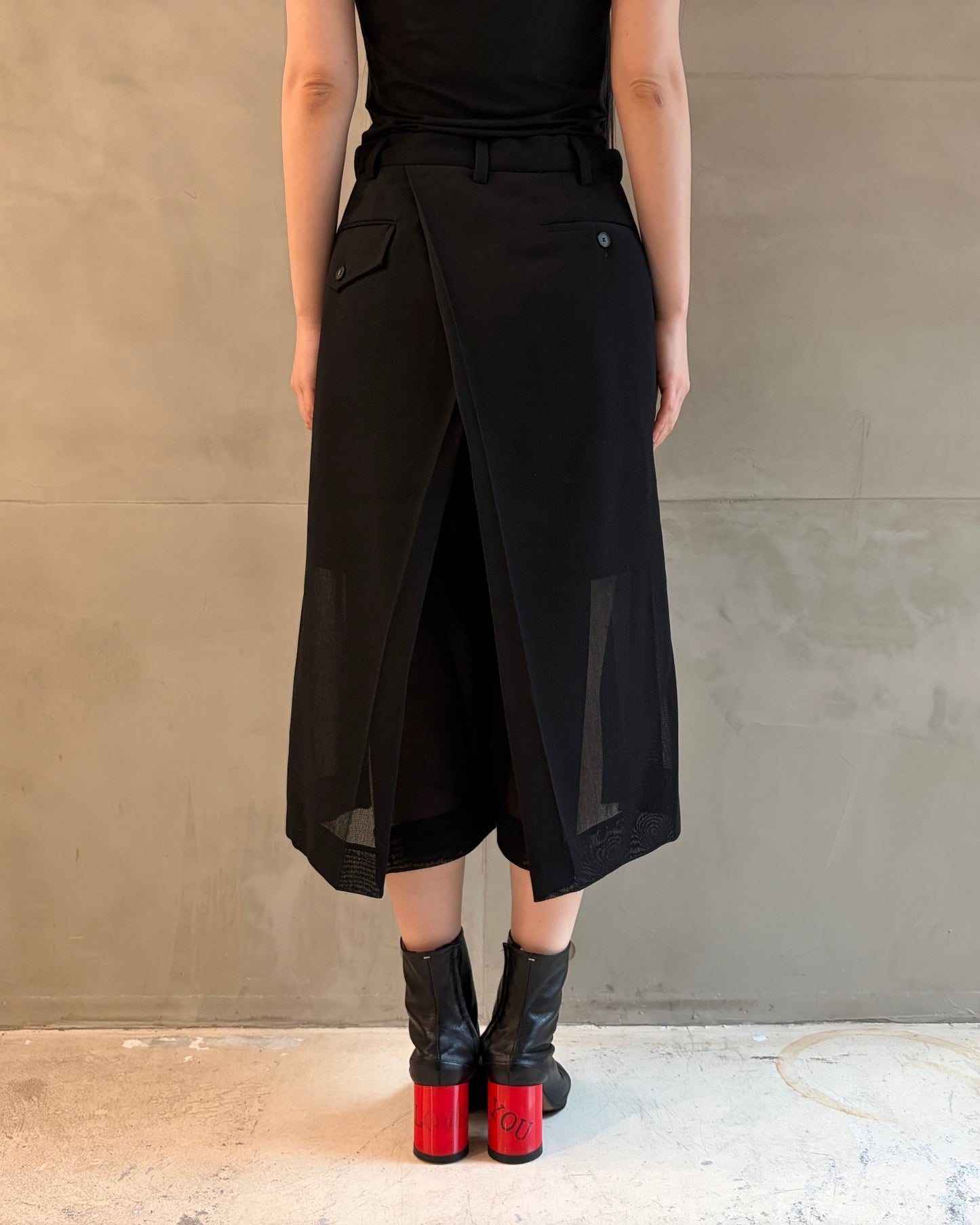 HAKAMA PANTS MEDIUM WOOL FISHING NET（UNISEX）