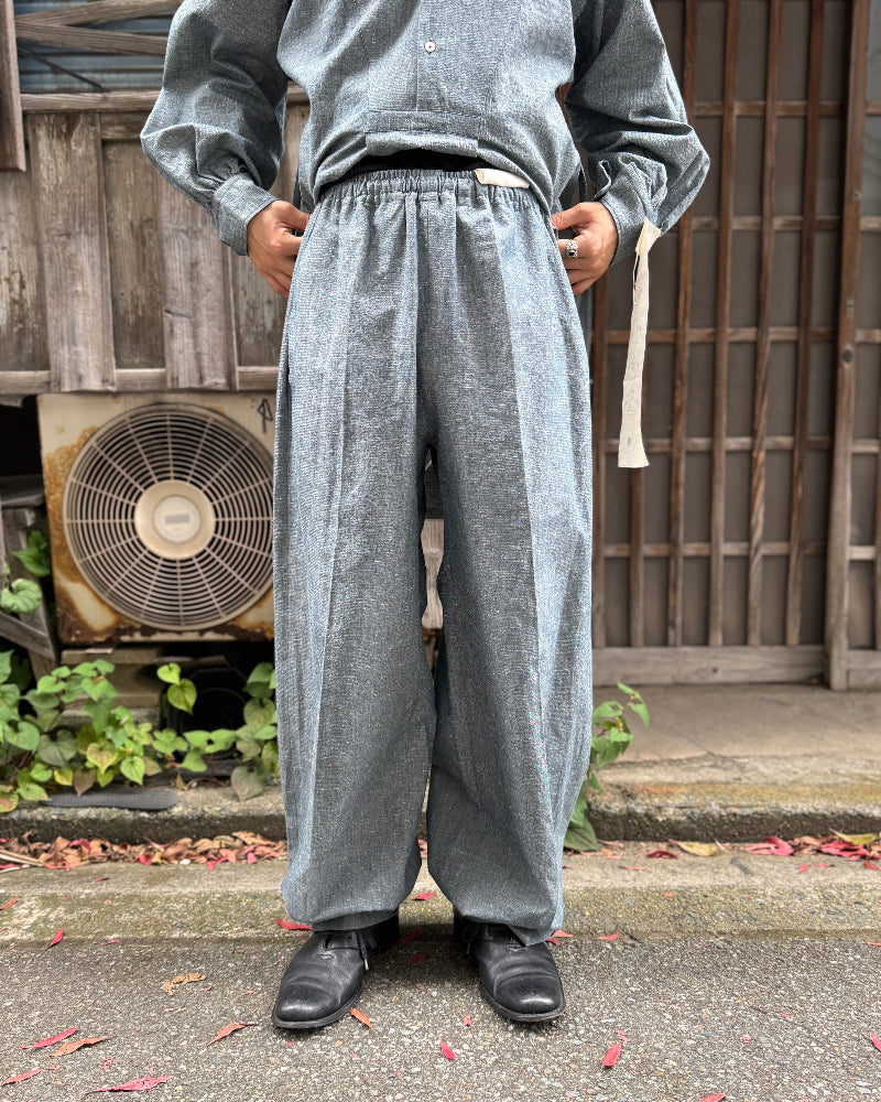PIJAMA PANTS 2 PAPER CHAMBRAY（UNISEX）