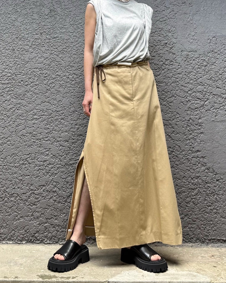 APRON PANTS COTTON CASHMERE