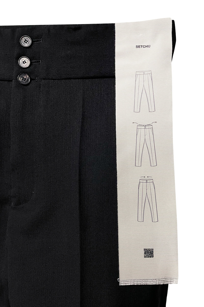 PICCOLO ORIGAMI PANTS MAKISU WOOL