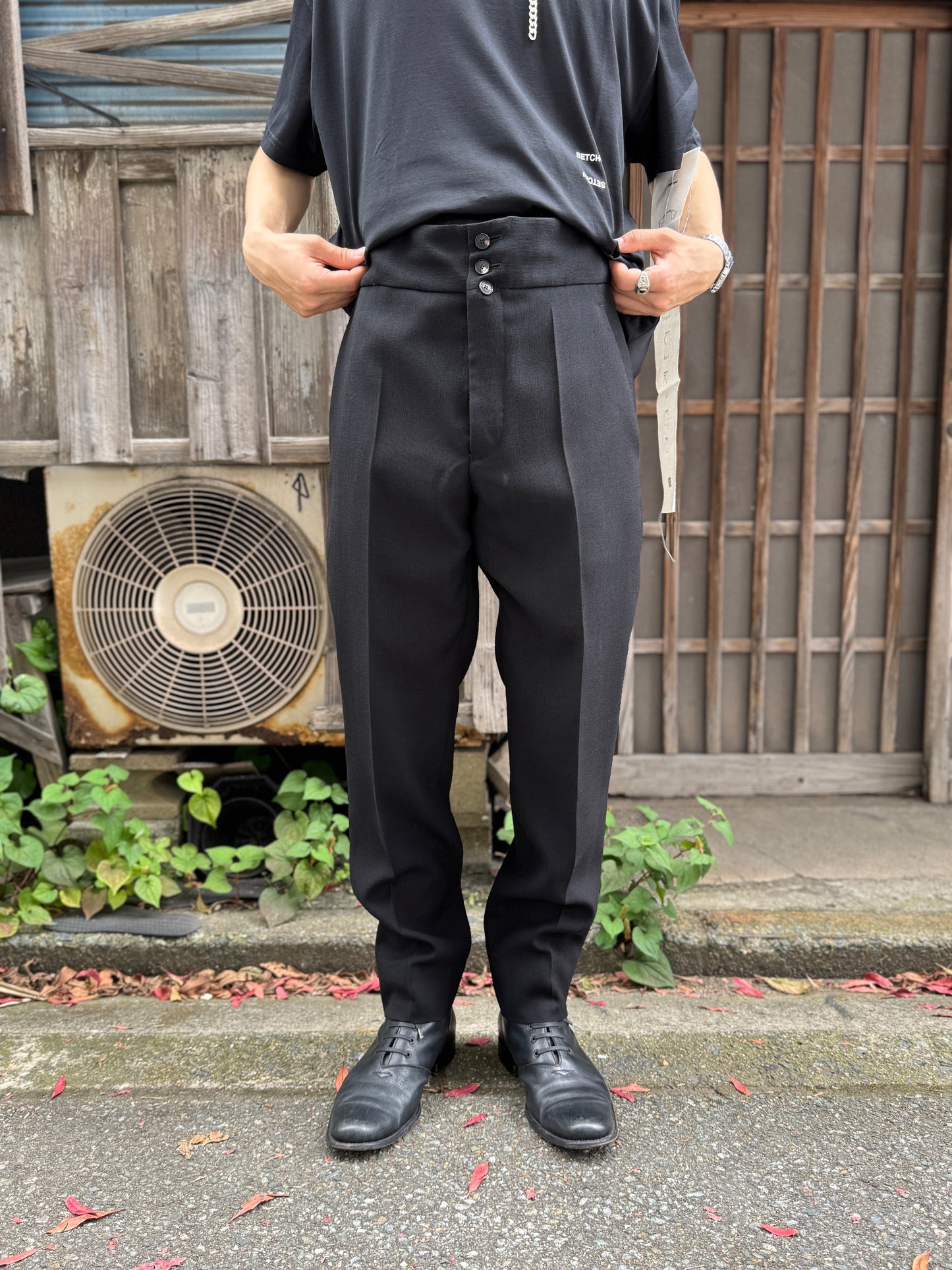PICCOLO ORIGAMI PANTS MAKISU WOOL